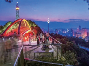 福州市金鸡山景观绿化照明工程